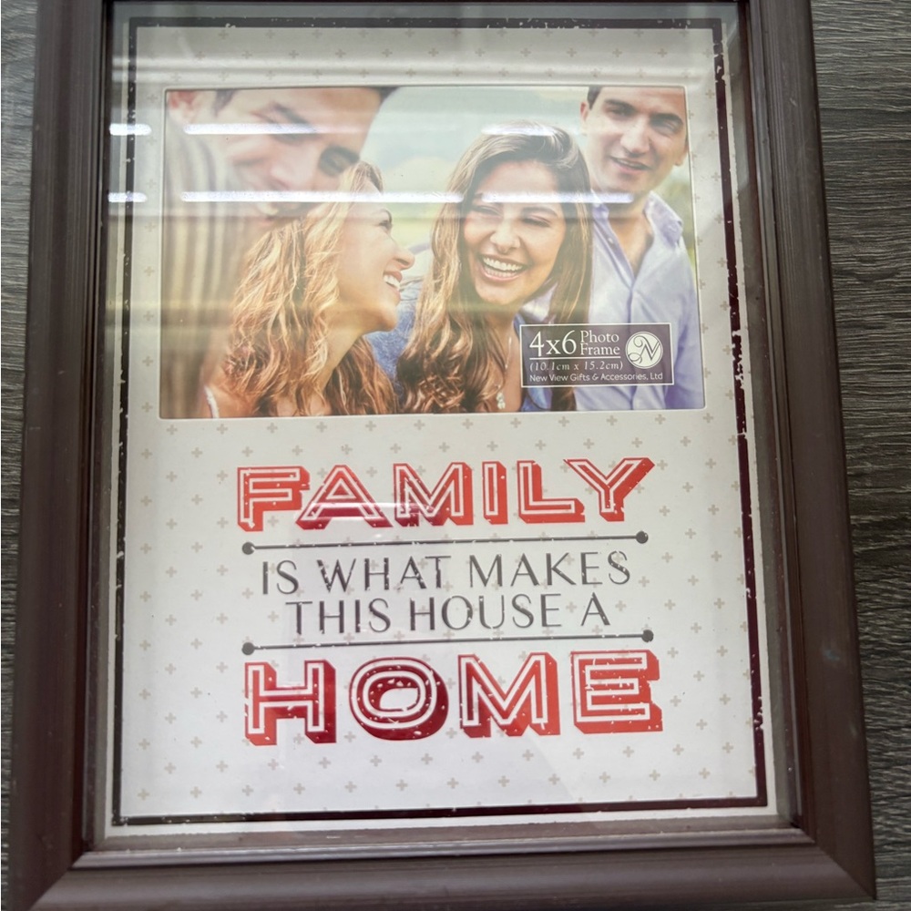 Brown Family Photo Frame